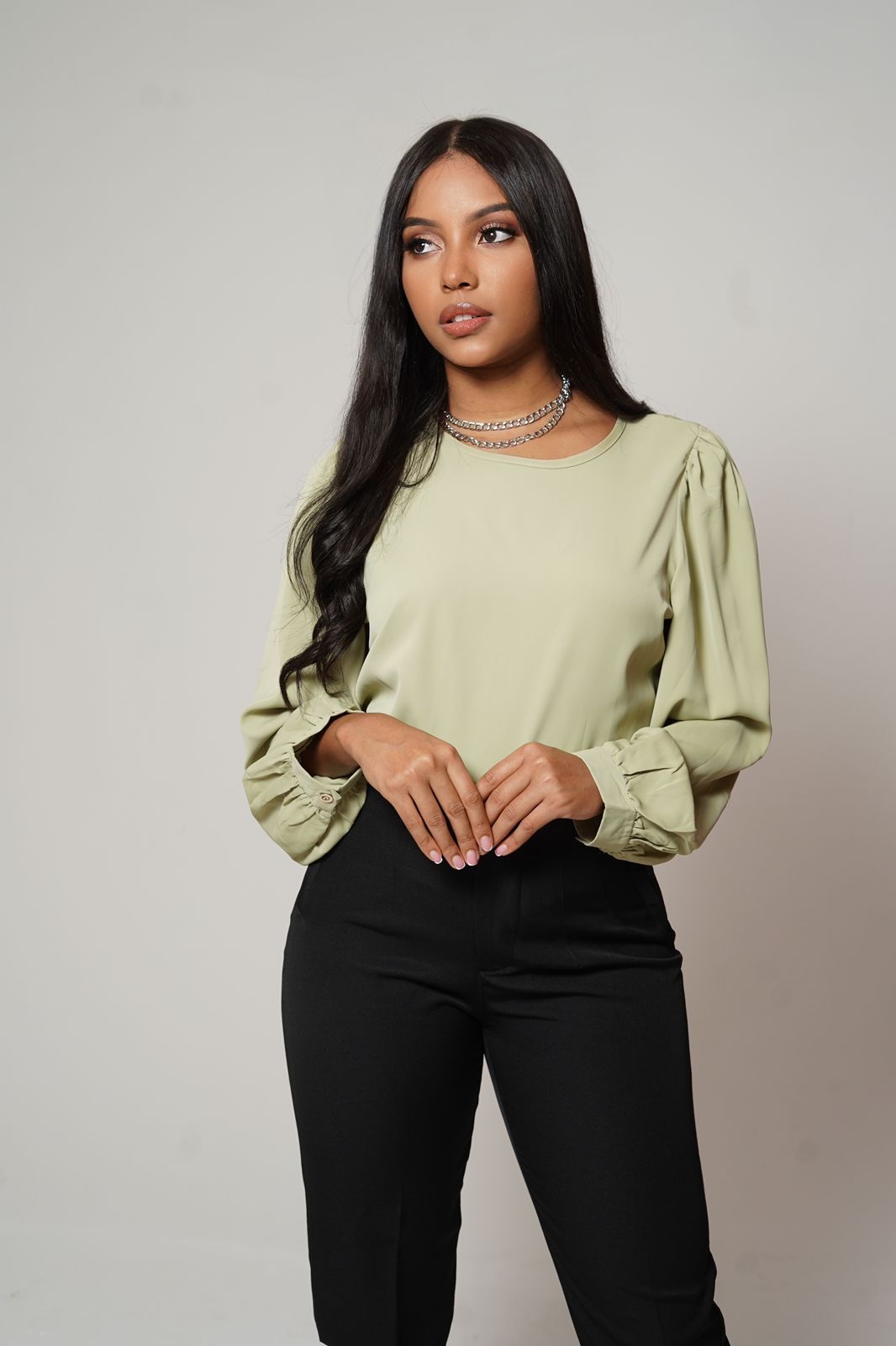 pantalones de pinzas